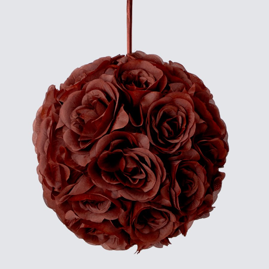 Pomander Kissing Balls/Flower Balls, Brown