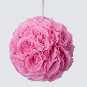 Pomander Kissing Balls/Flower Balls, Pink