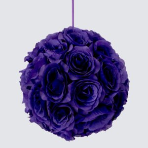 Pomander Kissing Balls/Flower Balls, Purple