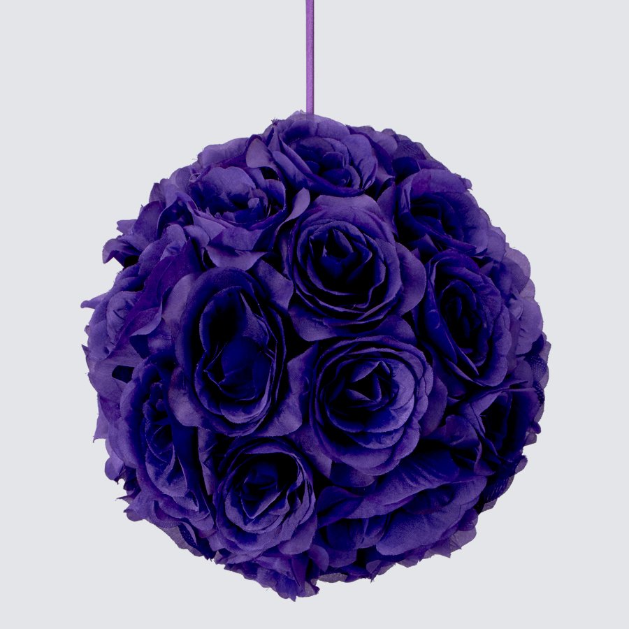 Pomander Kissing Balls/Flower Balls, Purple