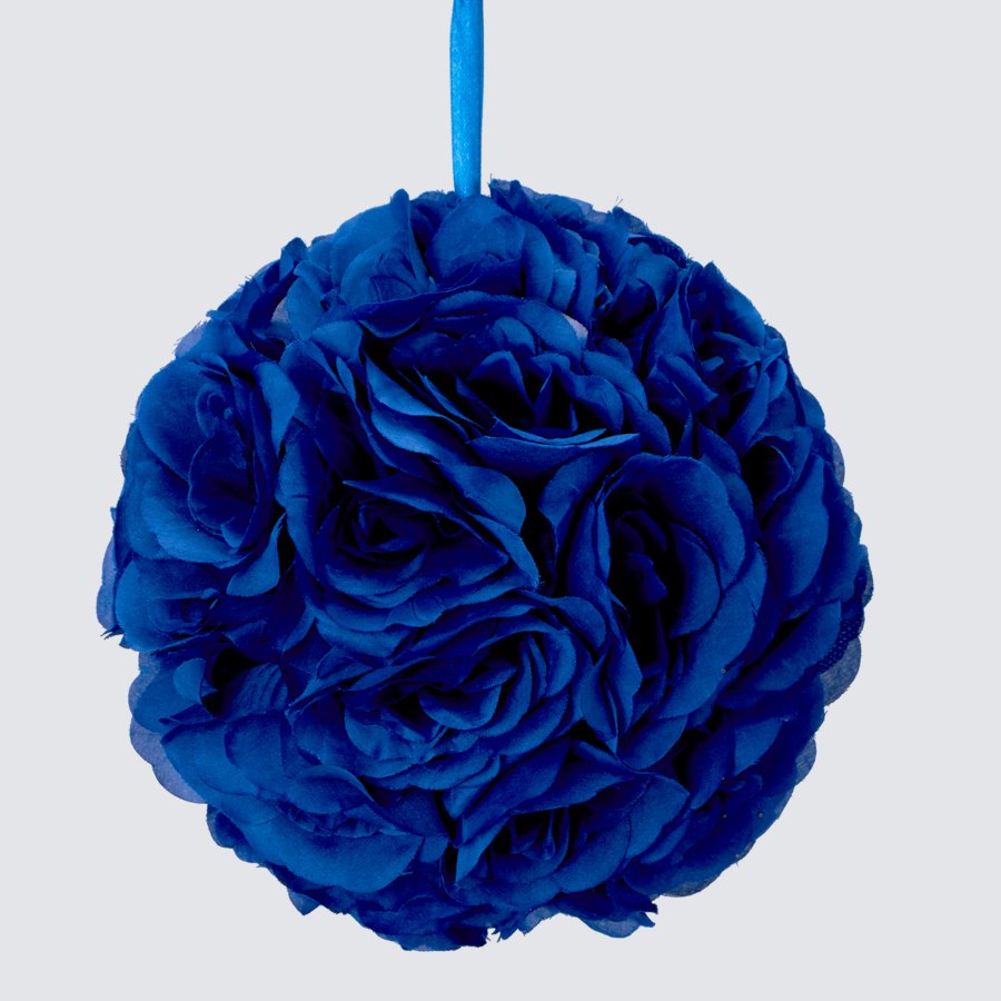 Pomander Kissing Balls/Flower Balls, Royal Blue
