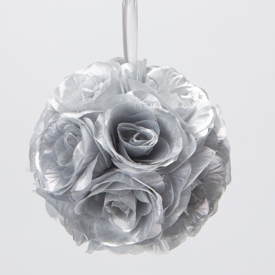 Pomander Kissing Balls/Flower Balls, Silver