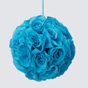 Pomander Kissing Balls/Flower Balls, Turquoise
