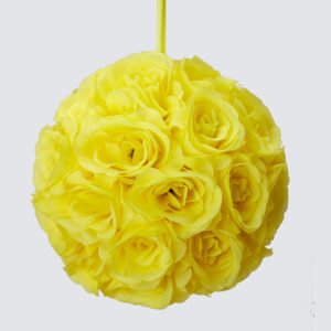 Pomander Kissing Balls/Flower Balls, Yellow