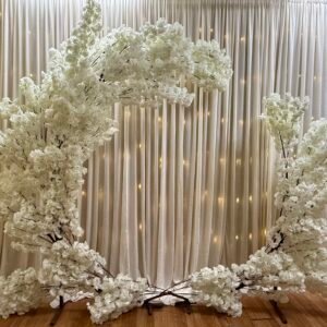 Cherry Blossom Arch Set 1, White