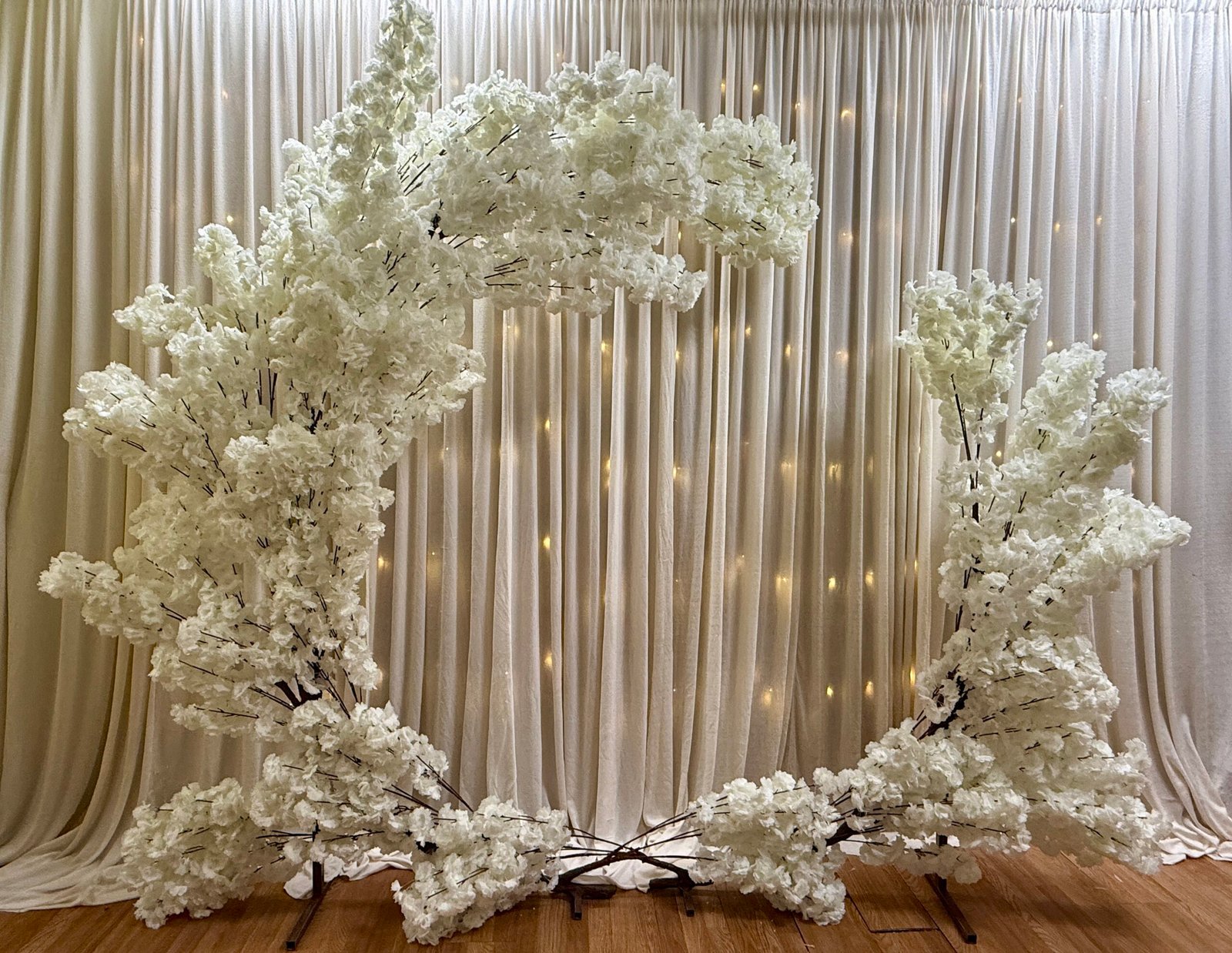 Cherry Blossom Arch Set 1, White