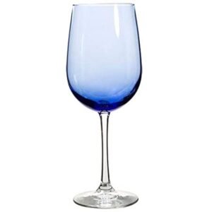Wine Glass, Blue, 18.5 oz