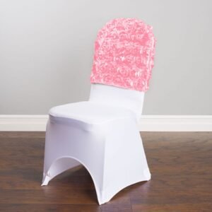 Rosette Cap for Banquet Chair, Pink