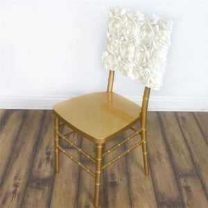 Rosette Cap for Chiavari Chair, Ivory