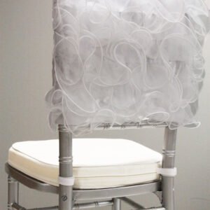 Swirl Cap for Chiavari Chair, White