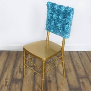 Rosette Cap for Chiavari Chair, Turquoise