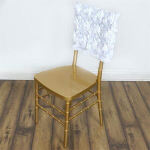 Rosette Cap for Chiavari Chair, White