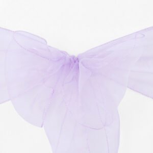 Chair Sash, Organza- Lavender