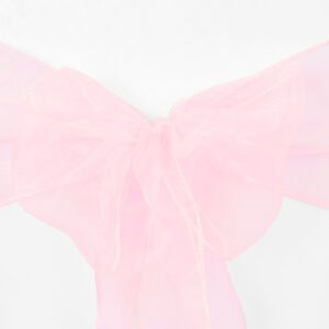 Chair Sash, Organza- Pink