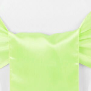 Chair Sash, Satin- Apple Green