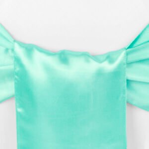 Chair Sash, Satin- Aqua