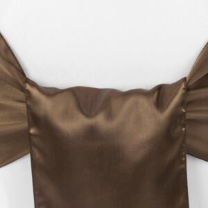 Chair Sash, Satin- Brown