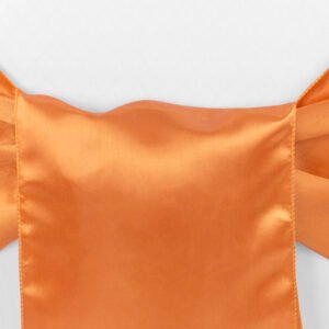Chair Sash, Satin- Burnt Orange