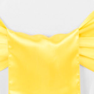 Chair Sash, Satin- Canary
