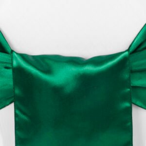 Chair Sash, Satin- Hunter Green