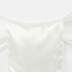 Chair Sash, Satin- Ivory
