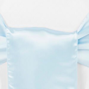Chair Sash, Satin- Light Blue