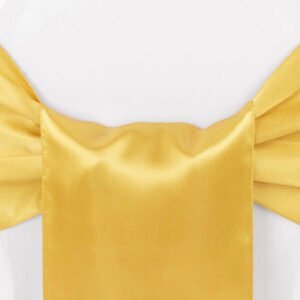 Chair Sash, Satin- Light Gold