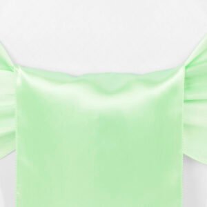 Chair Sash, Satin- Mint Green