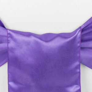 Chair Sash, Satin- Purple