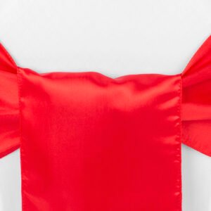 Chair Sash, Satin- Red