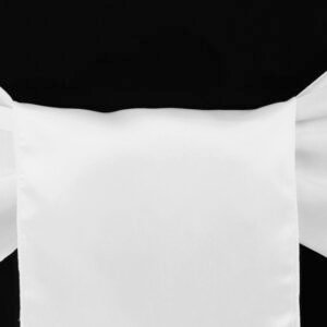 Chair Sash, Satin- White