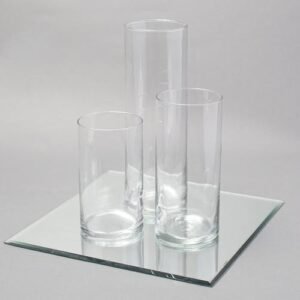 3.5"x7.25", 9", 10.5"- Set of 3 with Square Mirror