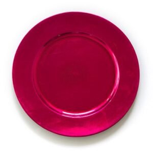 Charger, Plastic, Fuchsia