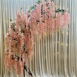 Crescent Arch, Wisteria, 6'x8', Blush/Pink
