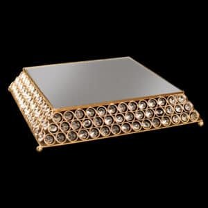 Crystal Beaded, 13" Square