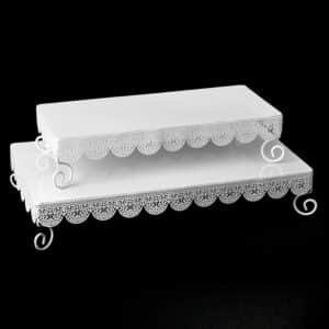 Eyelet Rectangular Treat Stand