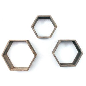 Hexagon Wood Frame