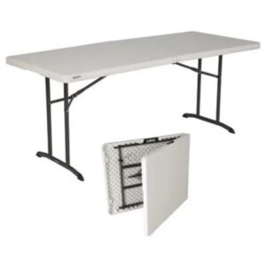 Fold-in-Half Table, Lifetime, Rectangle, 72"x30"