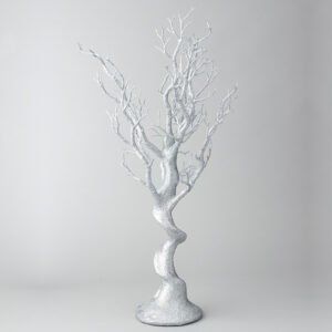 Manzanita Tree, Glitter Silver