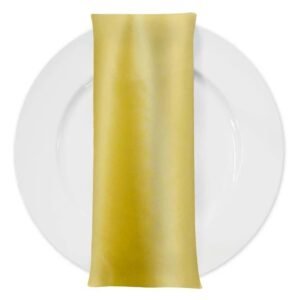 Napkin, Satin- Gold
