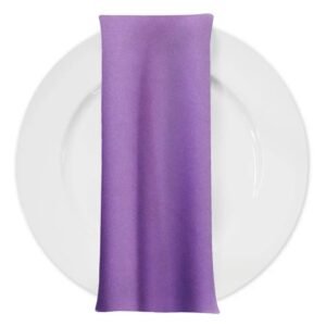Napkin, Satin- Purple