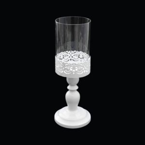 Pedestal Treat Stand, White