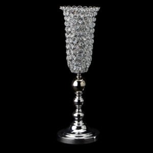 Crystal Beaded, Tulip, L, Silver