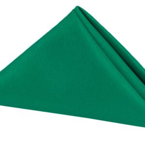Napkin, Polyester- Emerald Green