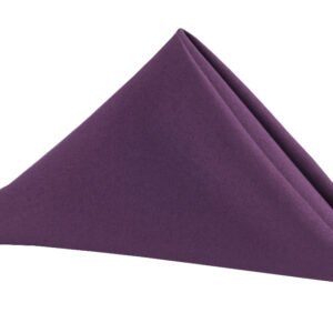 Napkin, Polyester- Plum/Eggplant