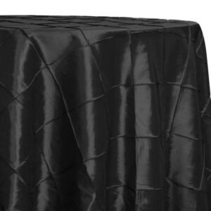 Pintuck Taffeta, Black