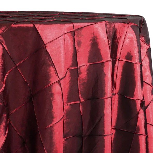 Pintuck Taffeta, Burgundy
