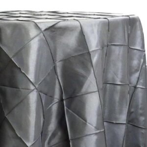 Pintuck Taffeta, Charcoal