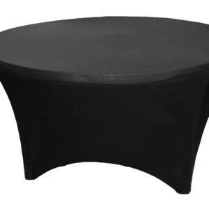 Spandex, Round Table- Black