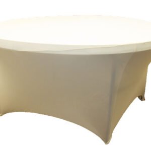 Spandex, Round Table- Ivory